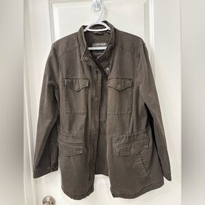 Levi Strauss Co Womens XL Military Green Jacket